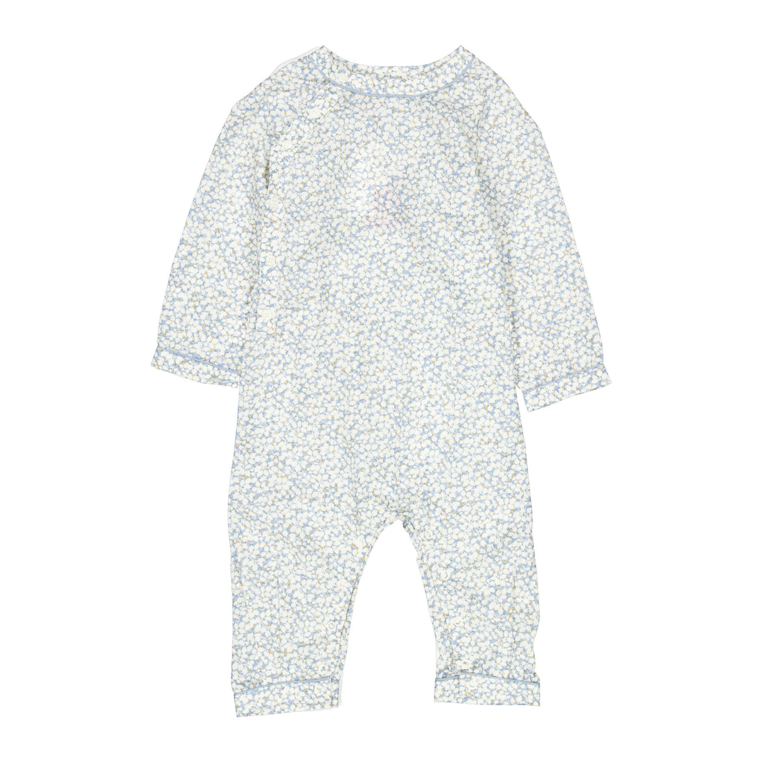 Bonpoint  Sky Blue Mattou Romper