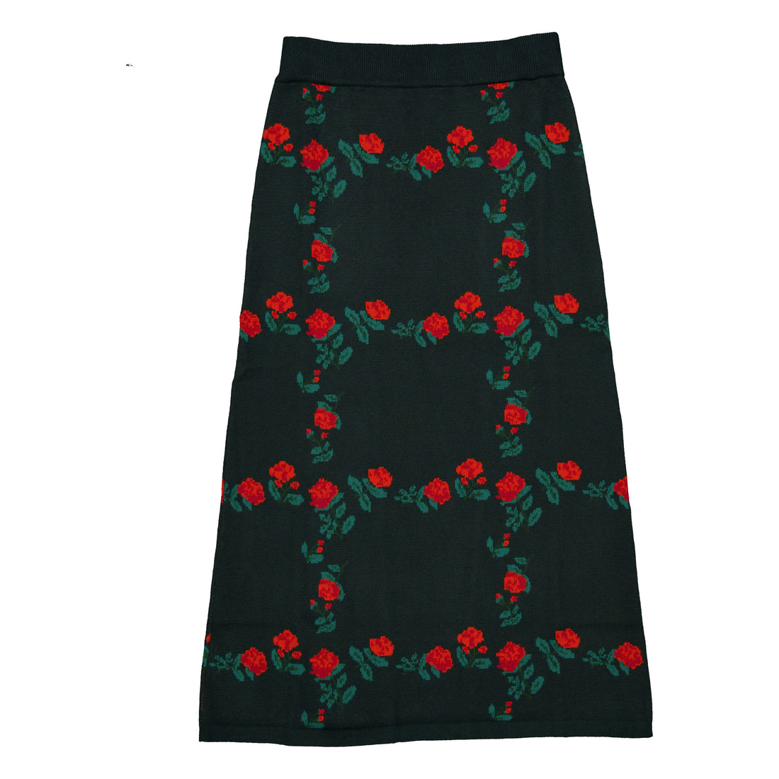 The Tiny Big Sister Ink Blue Roses Skirt