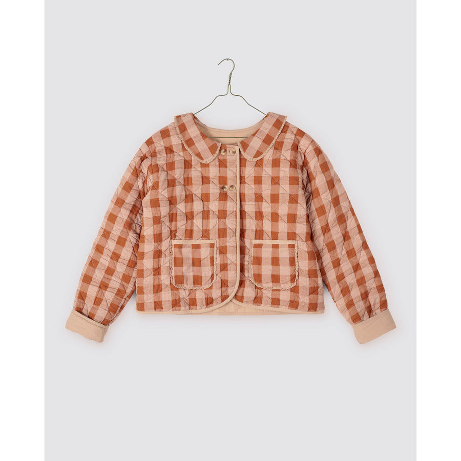 Little Cotton Clothes Seersucker Gingham Freya Women Jacket