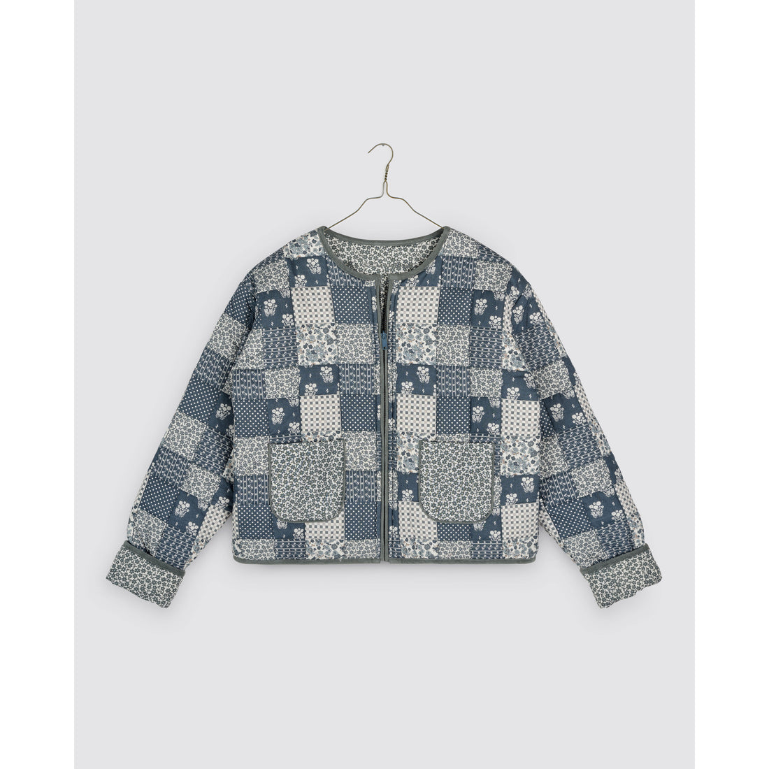 Little Cotton Clothes Patchwork Print Floral Jojo Women Coat