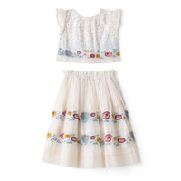 Lali Antique White Alma Skirt Set