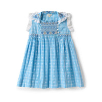 Lali  Vintage Blue Plaid Isla Dress