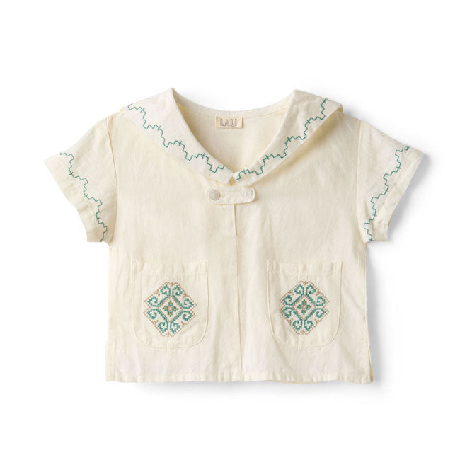 Lali  Antique White Sailor Shirt