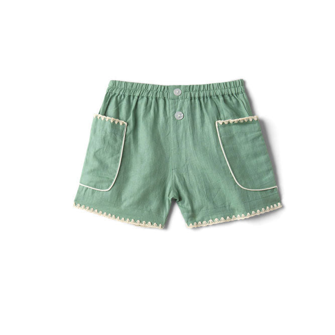 Lali  Peridot Green Birch Shorts
