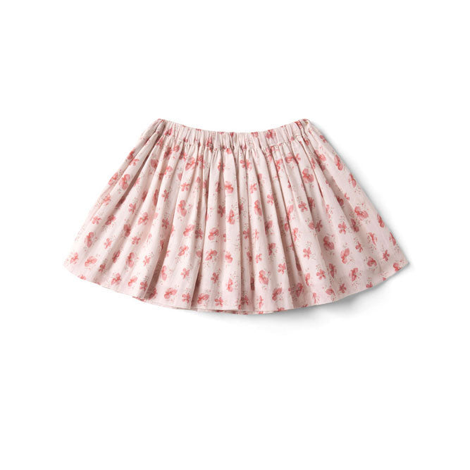 Lali  Watercolor Flower Print Twirly Skirt