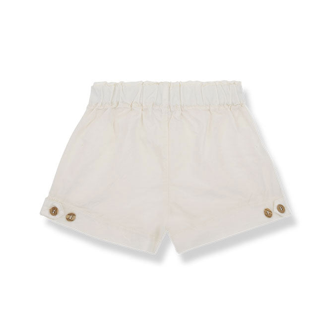 1+ in the Family  Off White Lara Baby Shorts