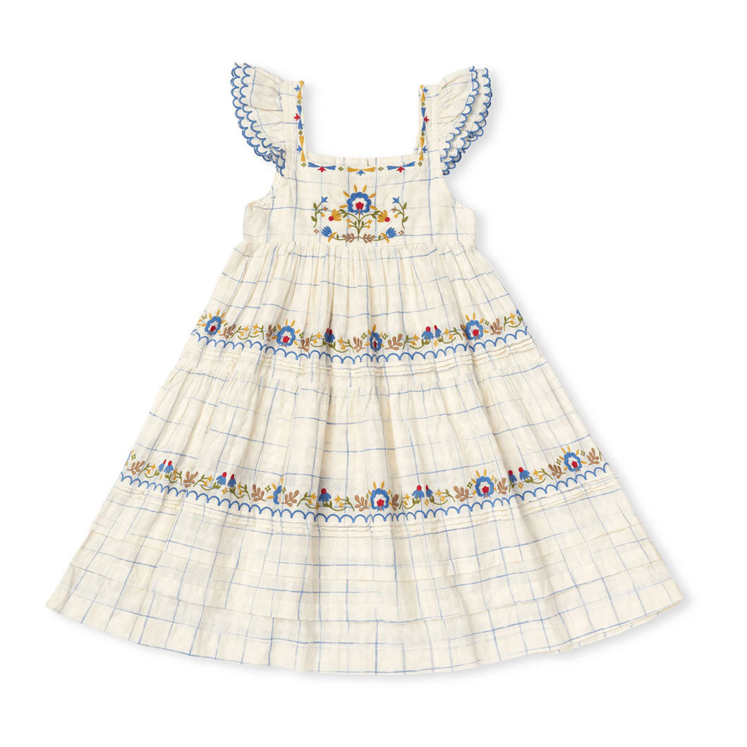 Lali Space Dye Checks Nanette Dress