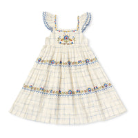 Lali Space Dye Checks Nanette Dress