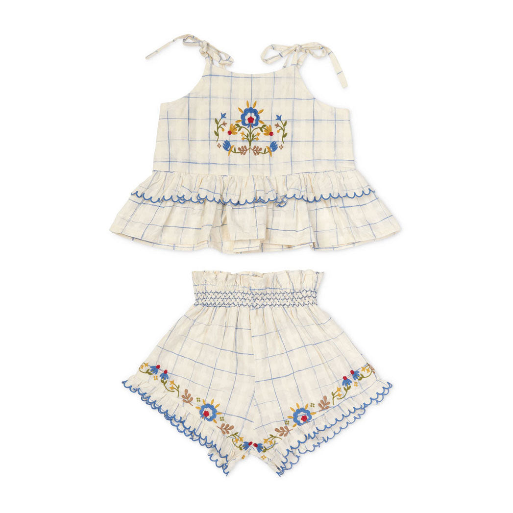 Lali Space Dye Checks Summer Blossom Set