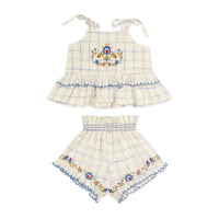 Lali Space Dye Checks Summer Blossom Set