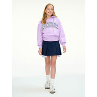 Les Coyotes De Paris Wild Violet Elaxed Fit Collage Hoodie