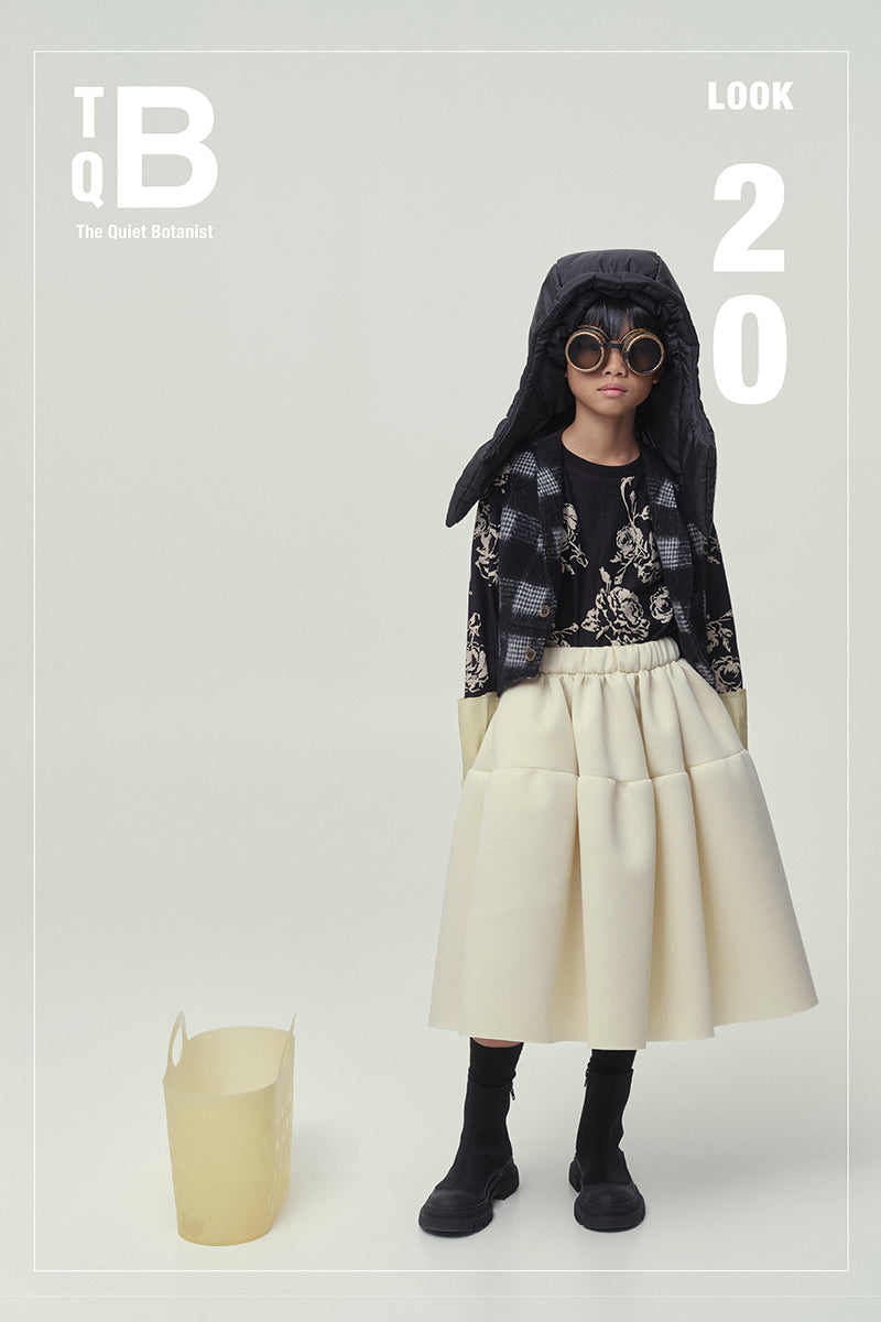 Little Creative Factory Cream Neoprene Skirt