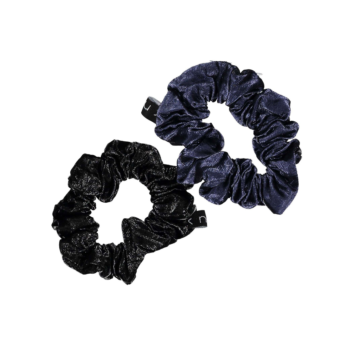 Knot Hairbands Leathered Petite Scrunchie 2 Pack