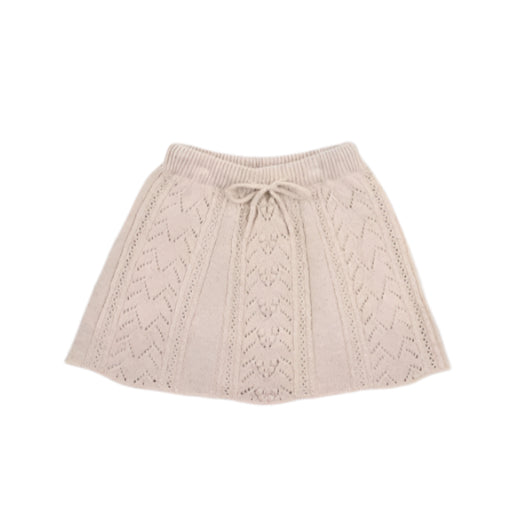 The New Society Moonlight White Lila Skirt