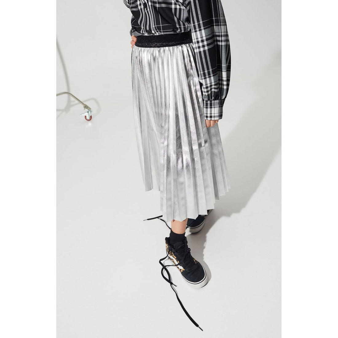 Little Creative Factory Silver Rock Pleated Skirt