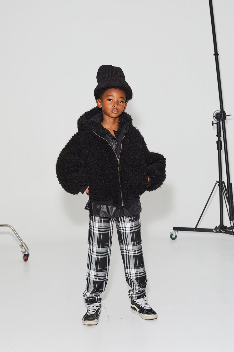 Little Creative Factory Black Harrington Bomber Jacket