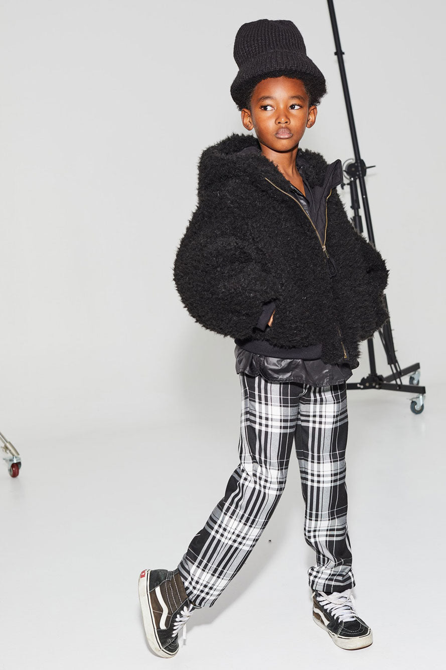 Little Creative Factory Black Harrington Bomber Jacket