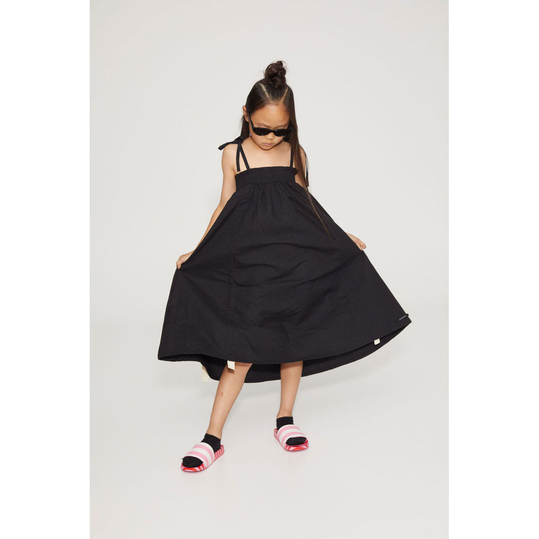 Little Creative Factory Black Comical Strap Dress