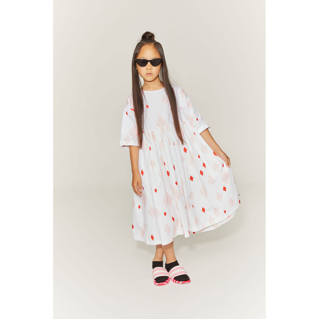 Little Creative Factory White Joker Dress