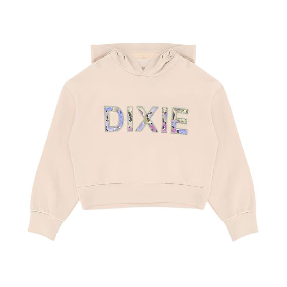 Dixie Cream Cropped Hoodie