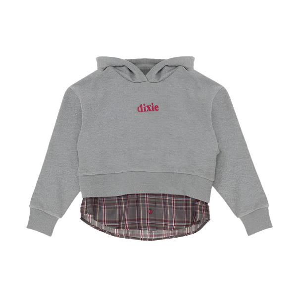 Dixie Grey Layered Hoodie
