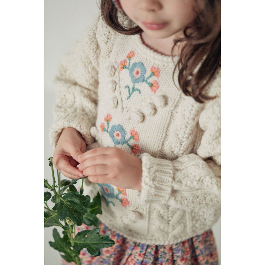 Louise Misha Cream Vinia Sweater