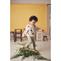 Louise Misha Flower Embroidery Rosalia Sweatshirt