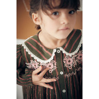 Louise Misha Kahki Copper Stripe Marlotta Dress
