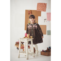 Louise Misha Kahki Copper Stripe Marlotta Dress