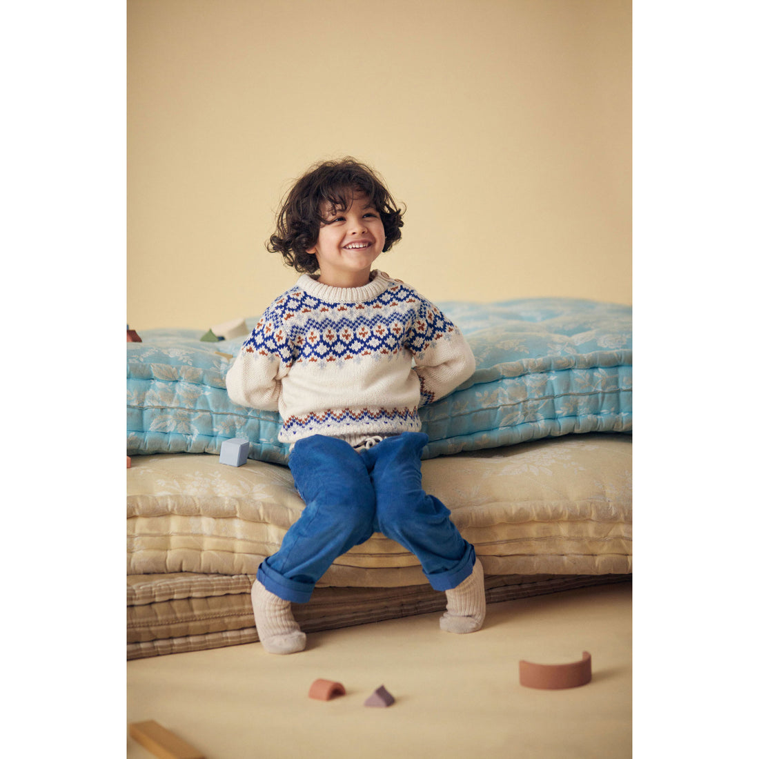 Louise Misha Cream Lounis Sweater