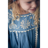 Louise Misha Light Blue Chambray Linoa Dress