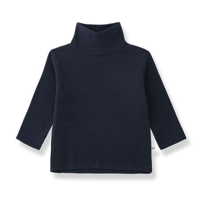 1+ In The Family Blue Lodi Baby Turtleneck
