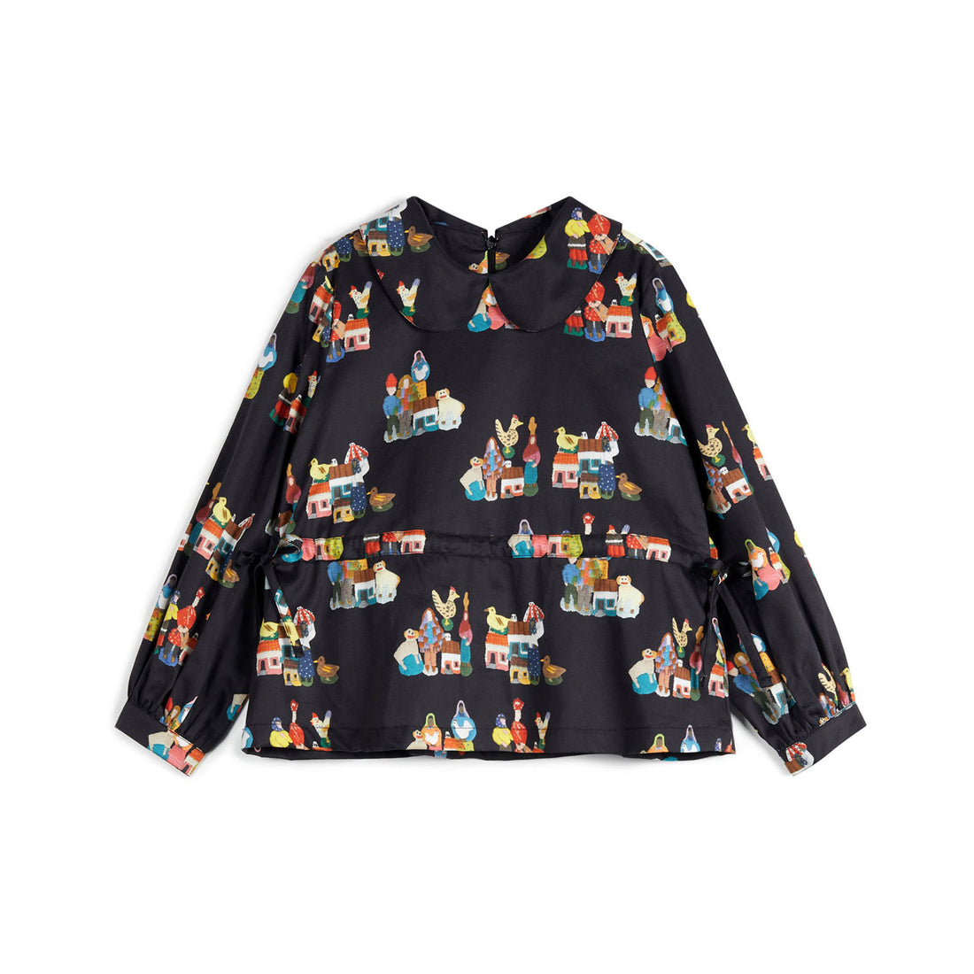 Wolf and Rita Black Fado Lola Blouse