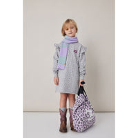 Tocoto Vintage Light Grey Flower Print Dress