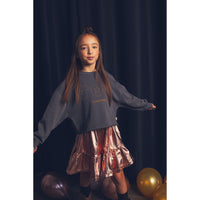 Tocoto Vintage Dark Grey JOY Oversized Sweatshirt