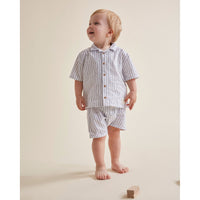 Buho White Baby Stripes Shirt
