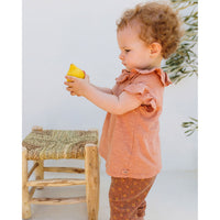 Buho Rose Clay Baby Frill Collar T-Shirt