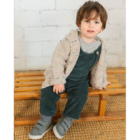 Buho Natural Botonato Baby Cardigan