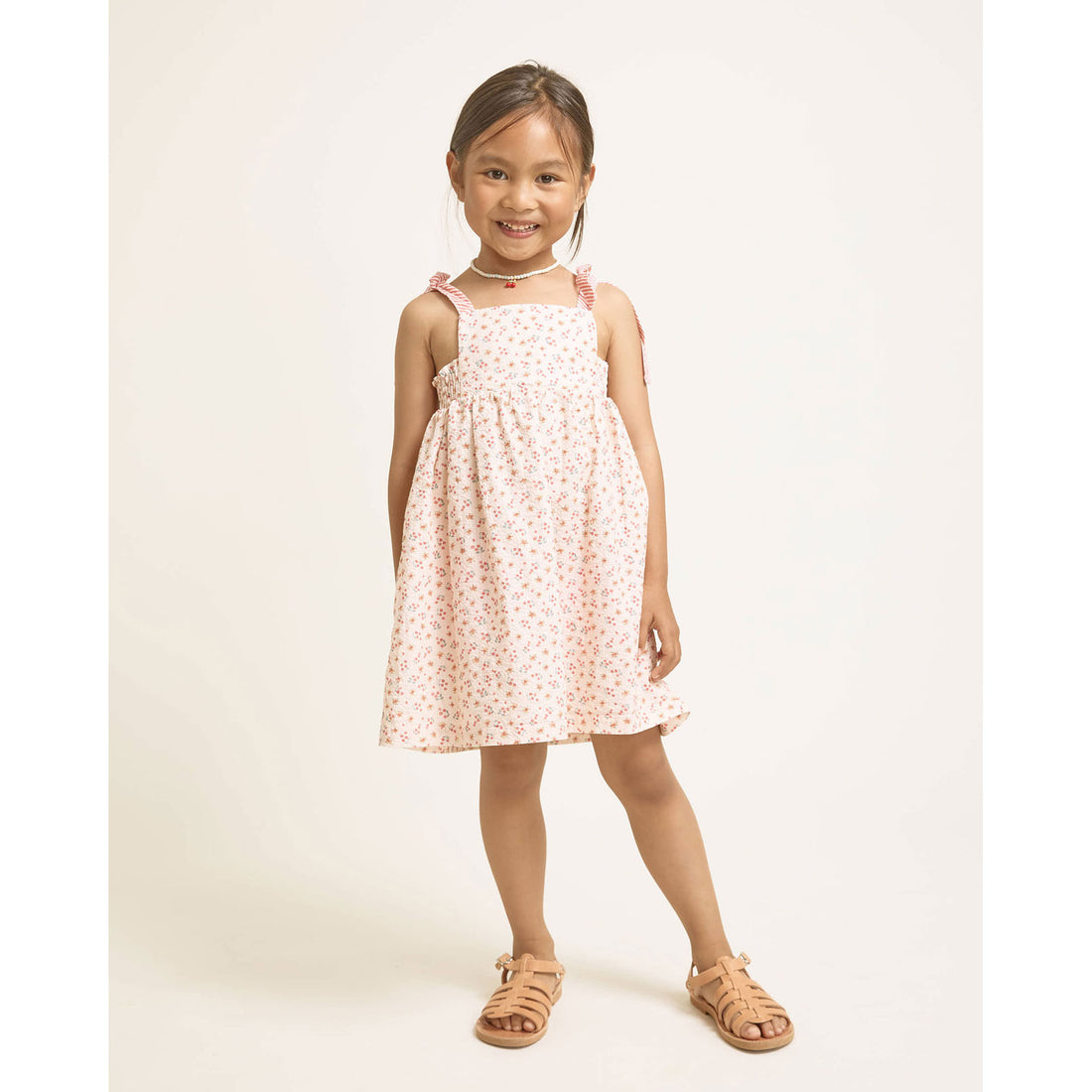Buho Coral Picnic Dress
