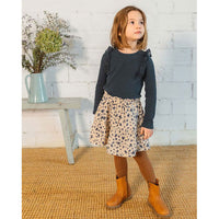 Buho Cream Pink Cottage Skirt