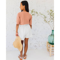 Buho Rose Clay Boho Sweater