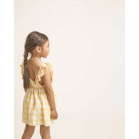 Buho Sun Gingham Dress