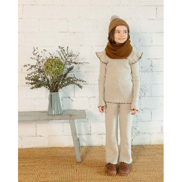 Buho Light Grey Soft Rib T-shirt
