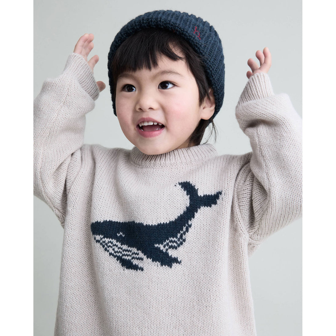 Buho Natural  Whale Sweater