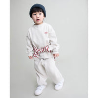 Buho Ecru Melange Fleece Sweatshirt