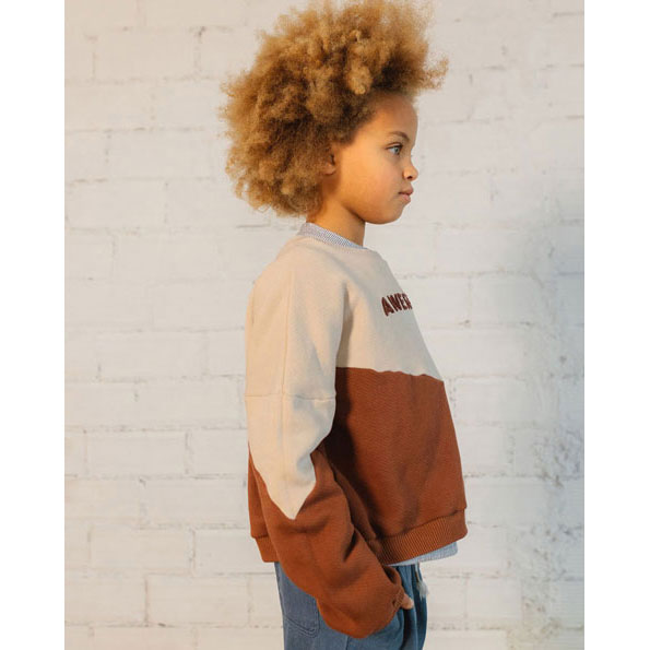 Buho Henna Two Tone Awesome Sweatshirt