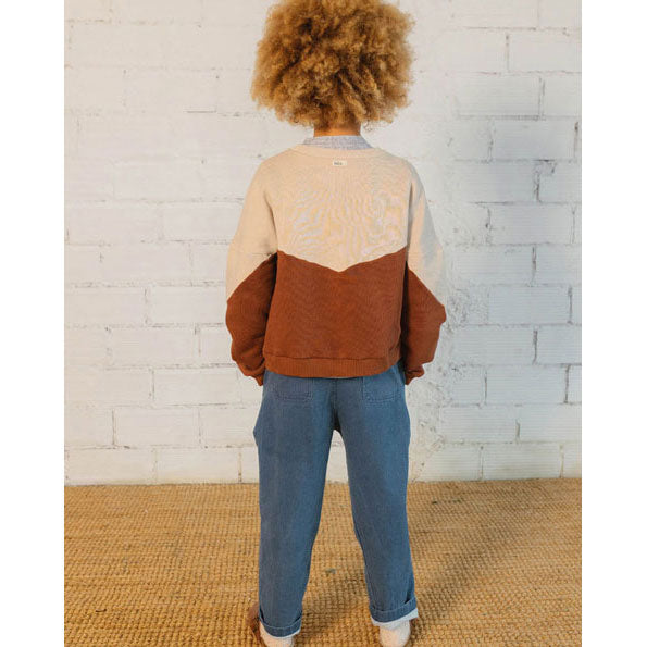 Buho Henna Two Tone Awesome Sweatshirt