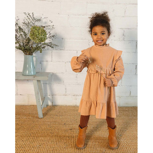 Buho Apple Blossom Soft Velour Dress