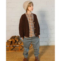 Buho Brown Botonato Cardigan