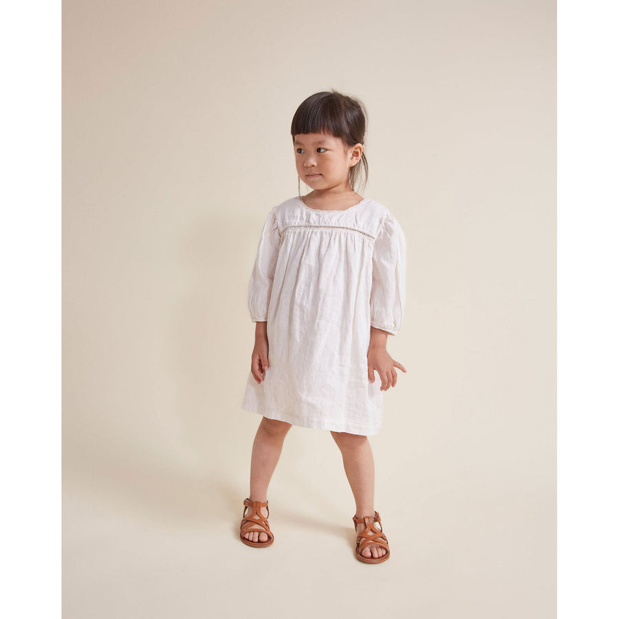 Buho Ivory Linen Dress